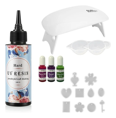 Resina Uv Envase De 100 Ml Ideal Accesorios Resina